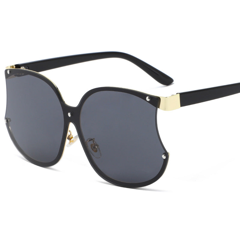 Wholesale PC Large Frame Trimmed Metal Sunglasses